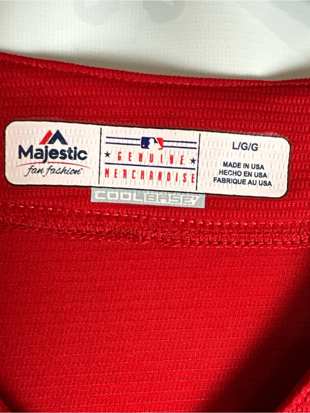 Majestic Women’s Washington Nationals Red Baseball Jersey - Picture 3 of 9